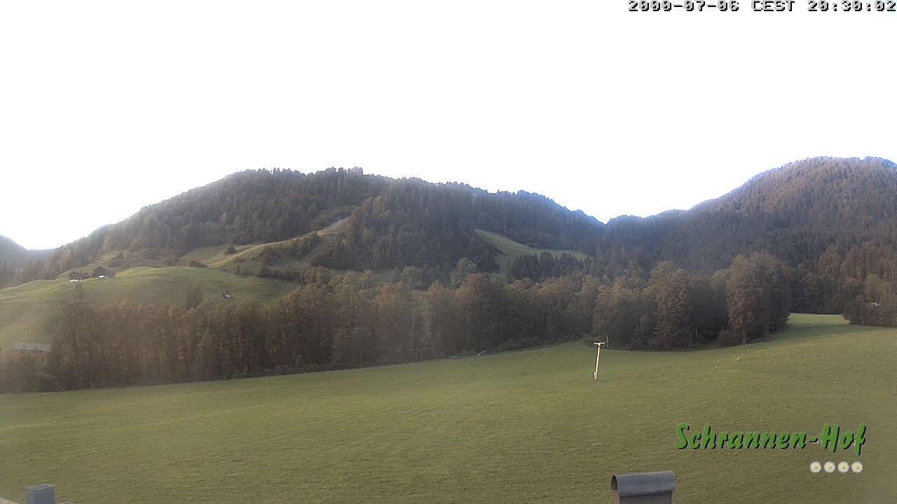 Archived image Webcam Mt. Diedamskopf - Schrannen-Hof