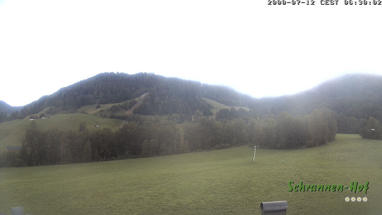 Archived image Webcam Mt. Diedamskopf - Schrannen-Hof
