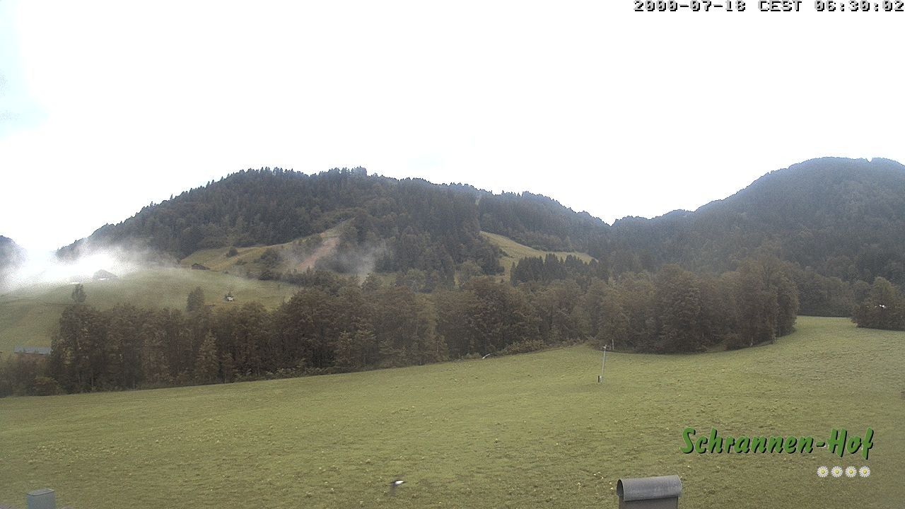 Archiv Foto Webcam Schoppernau: Schrannen-Hof