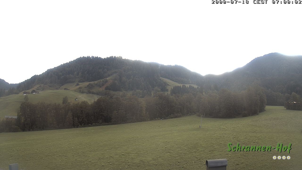 Archiv Foto Webcam Schoppernau: Schrannen-Hof