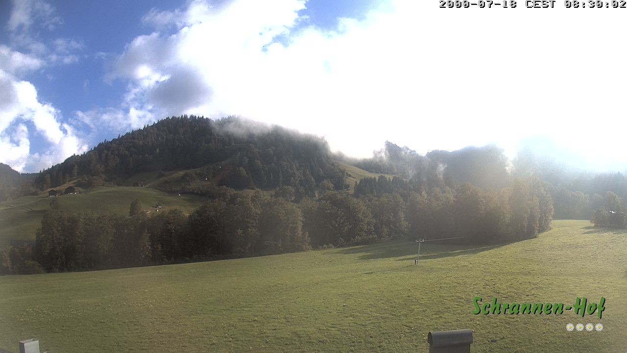 Archiv Foto Webcam Schoppernau: Schrannen-Hof