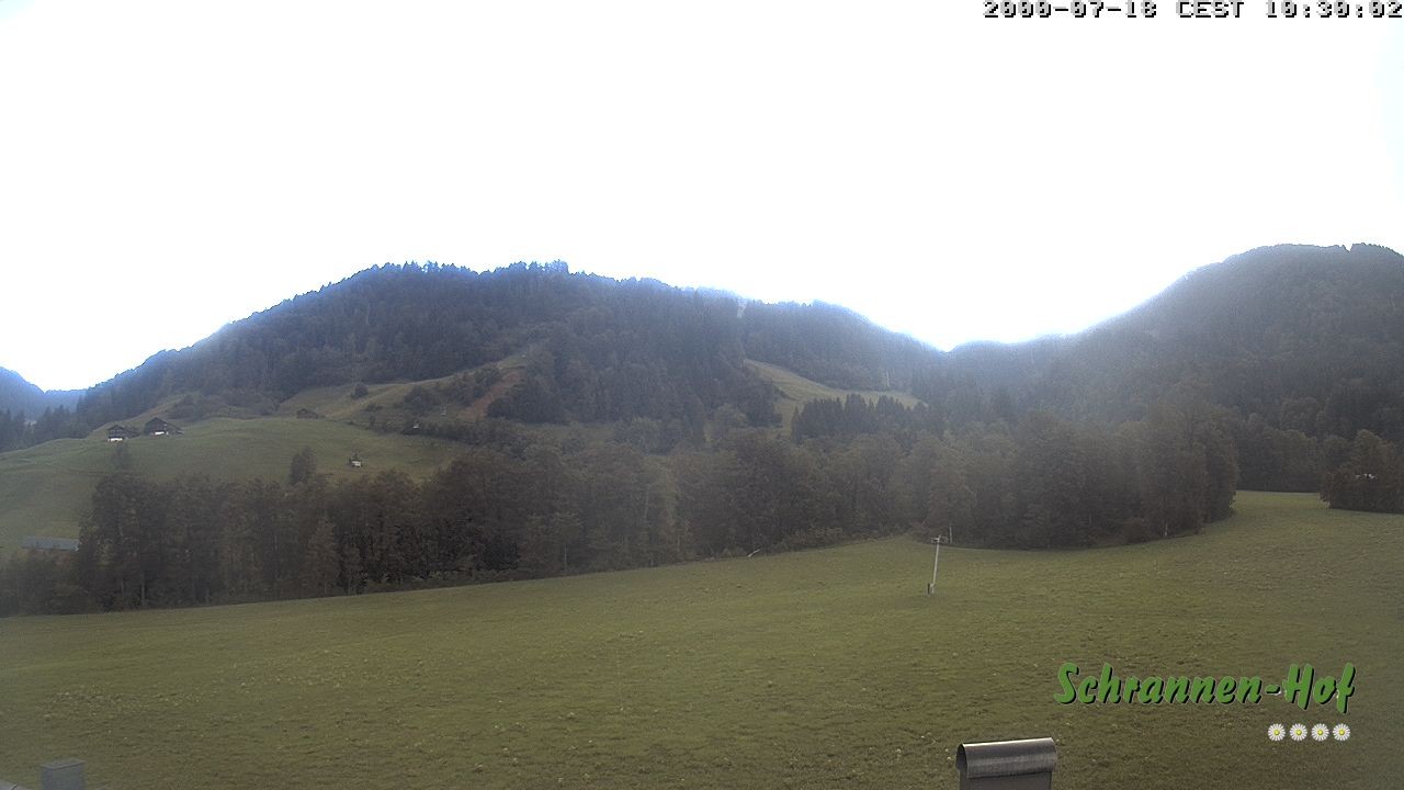 Archiv Foto Webcam Schoppernau: Schrannen-Hof
