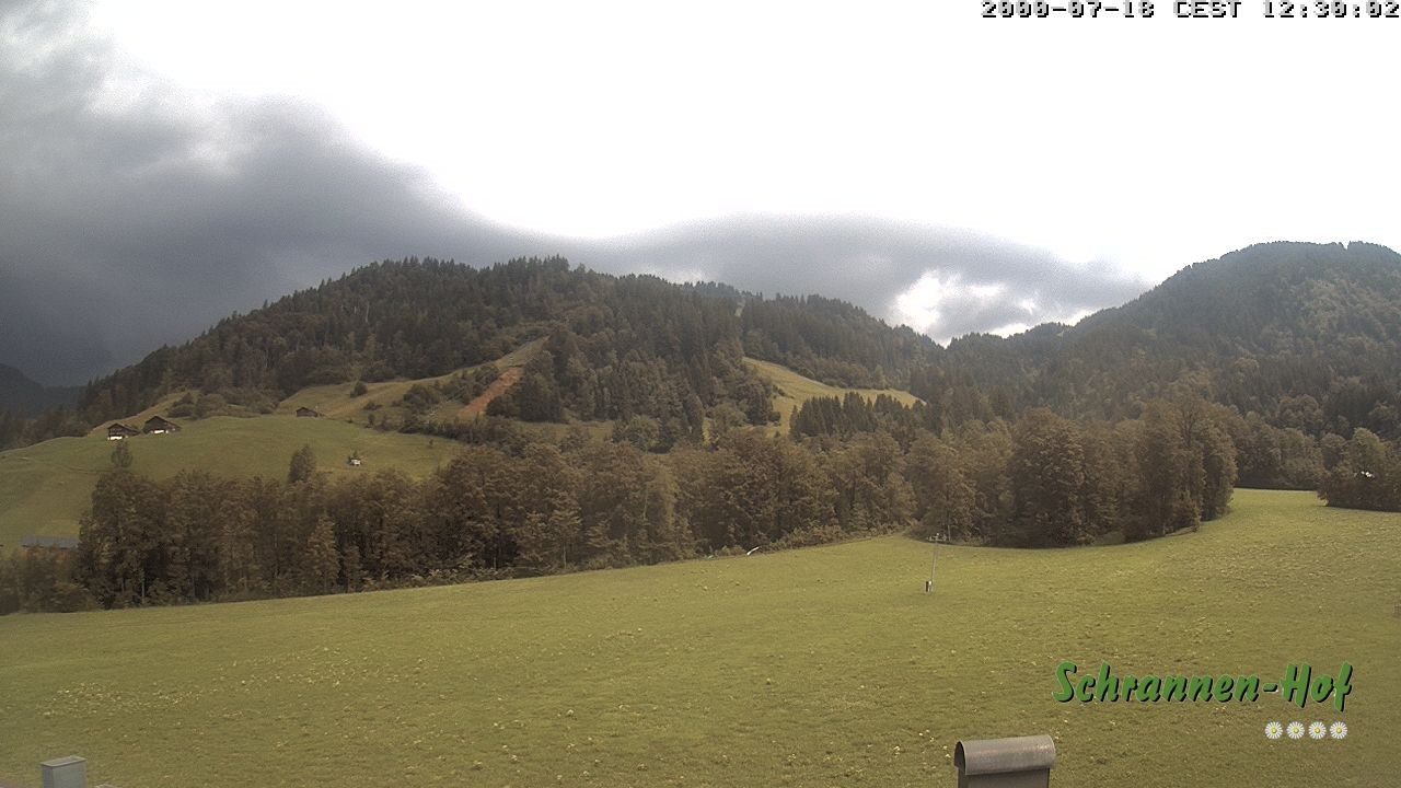 Archiv Foto Webcam Schoppernau: Schrannen-Hof