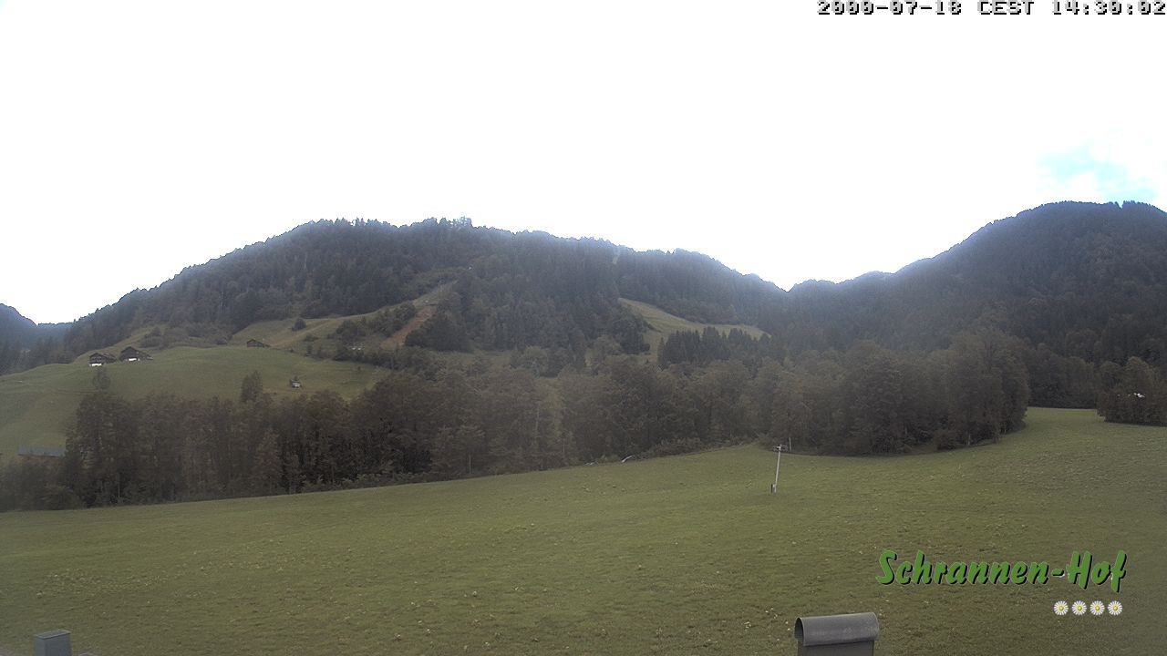 Archiv Foto Webcam Schoppernau: Schrannen-Hof