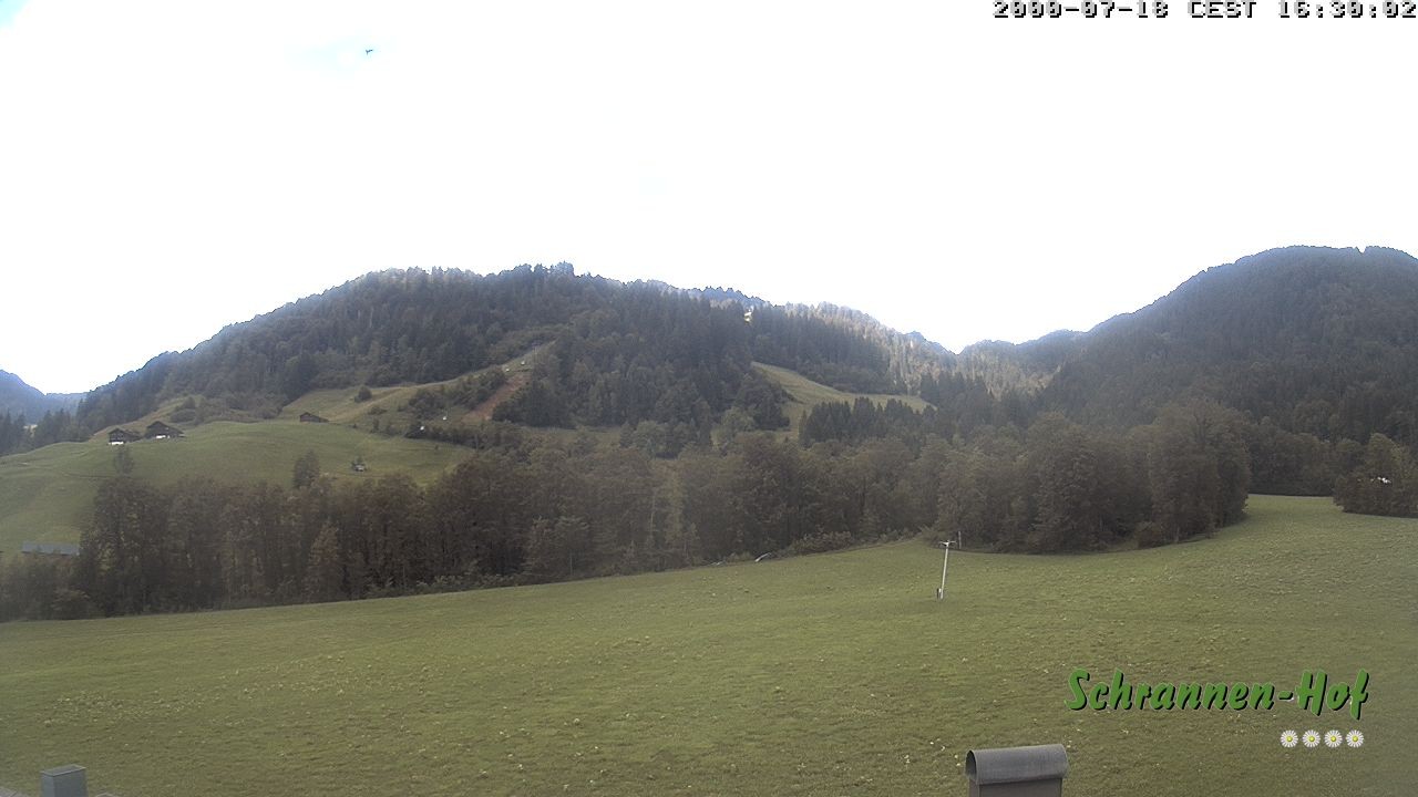 Archiv Foto Webcam Schoppernau: Schrannen-Hof