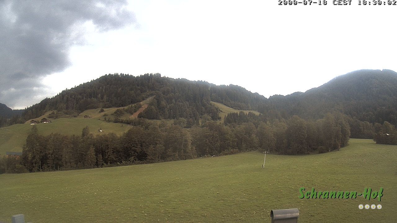 Archiv Foto Webcam Schoppernau: Schrannen-Hof