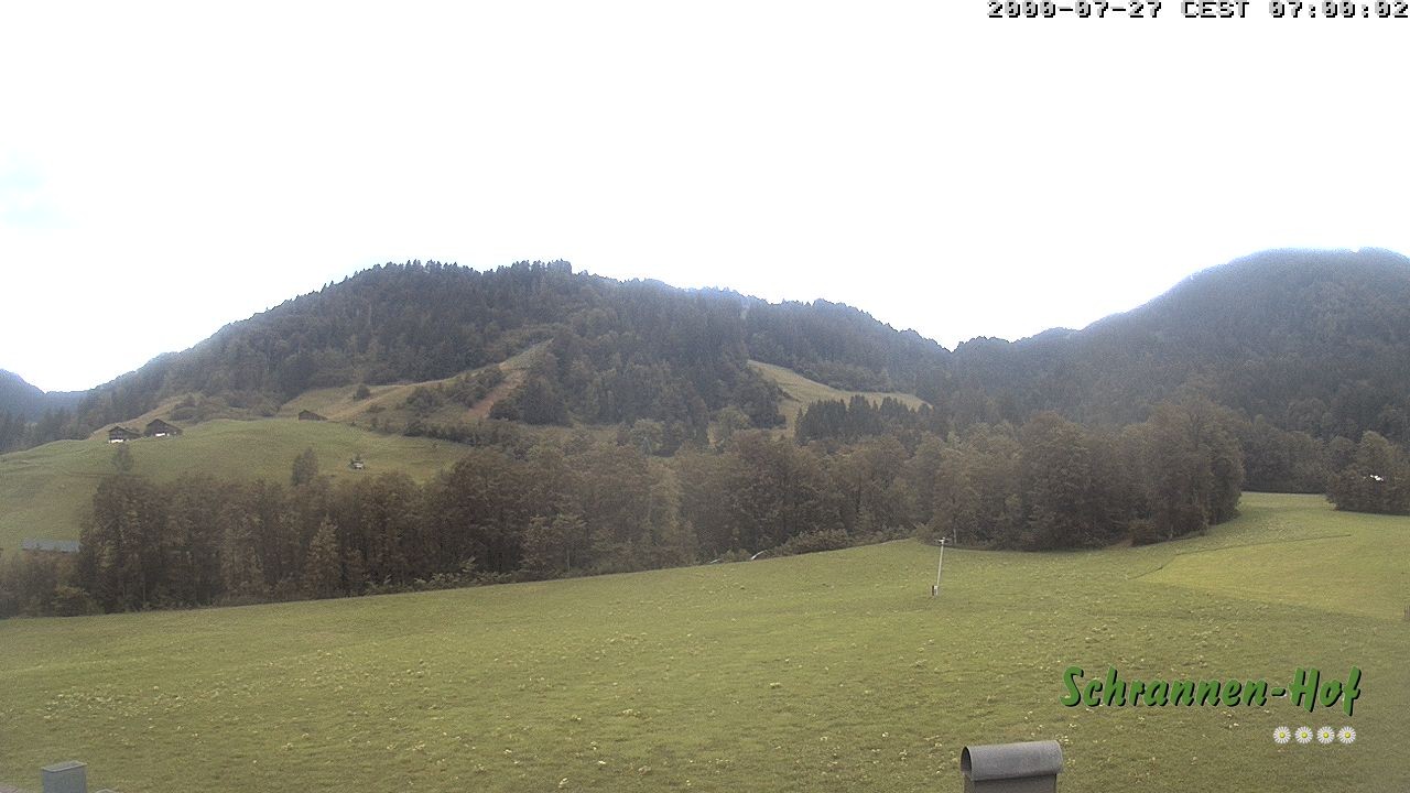 Archiv Foto Webcam Schoppernau: Schrannen-Hof