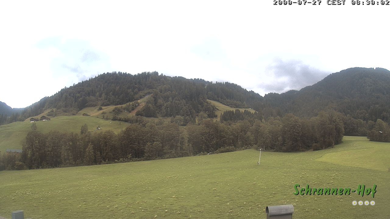 Archiv Foto Webcam Schoppernau: Schrannen-Hof