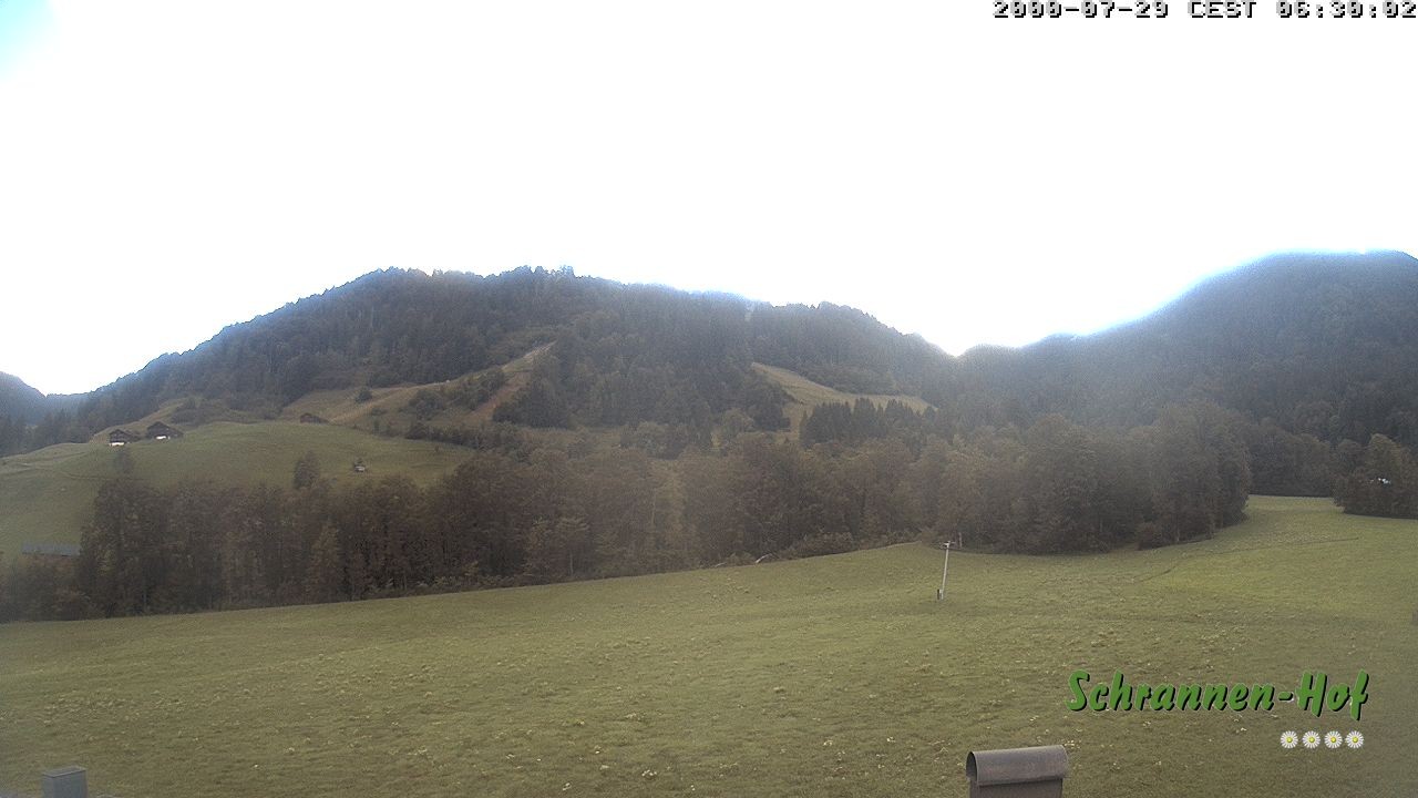 Archiv Foto Webcam Schoppernau: Schrannen-Hof