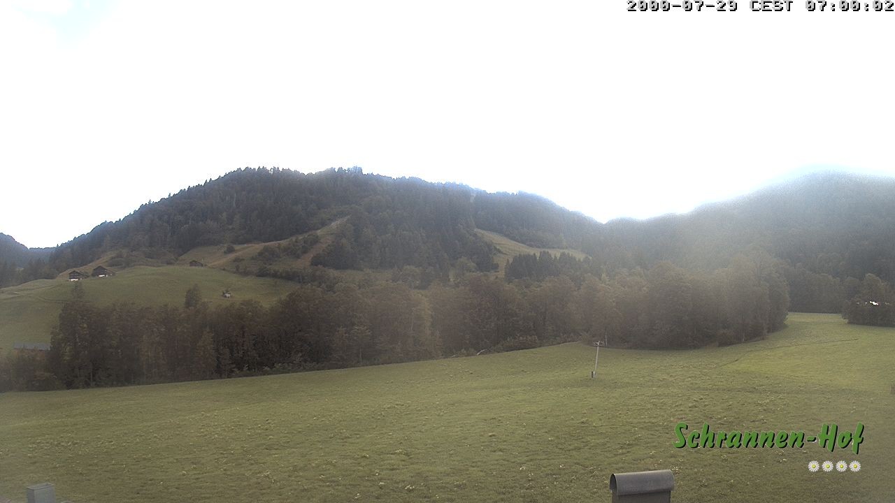 Archiv Foto Webcam Schoppernau: Schrannen-Hof