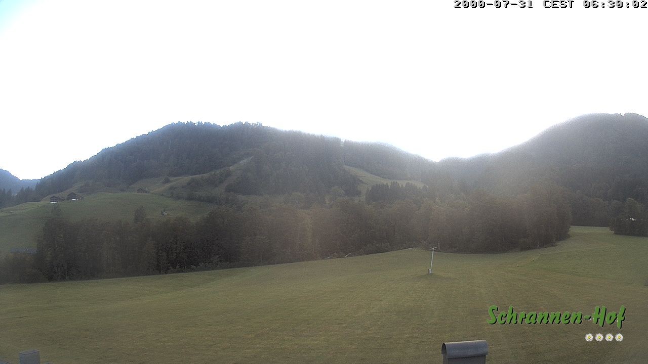 Archiv Foto Webcam Schoppernau: Schrannen-Hof
