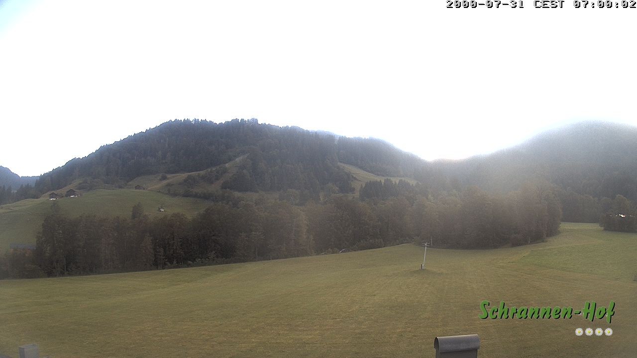 Archiv Foto Webcam Schoppernau: Schrannen-Hof
