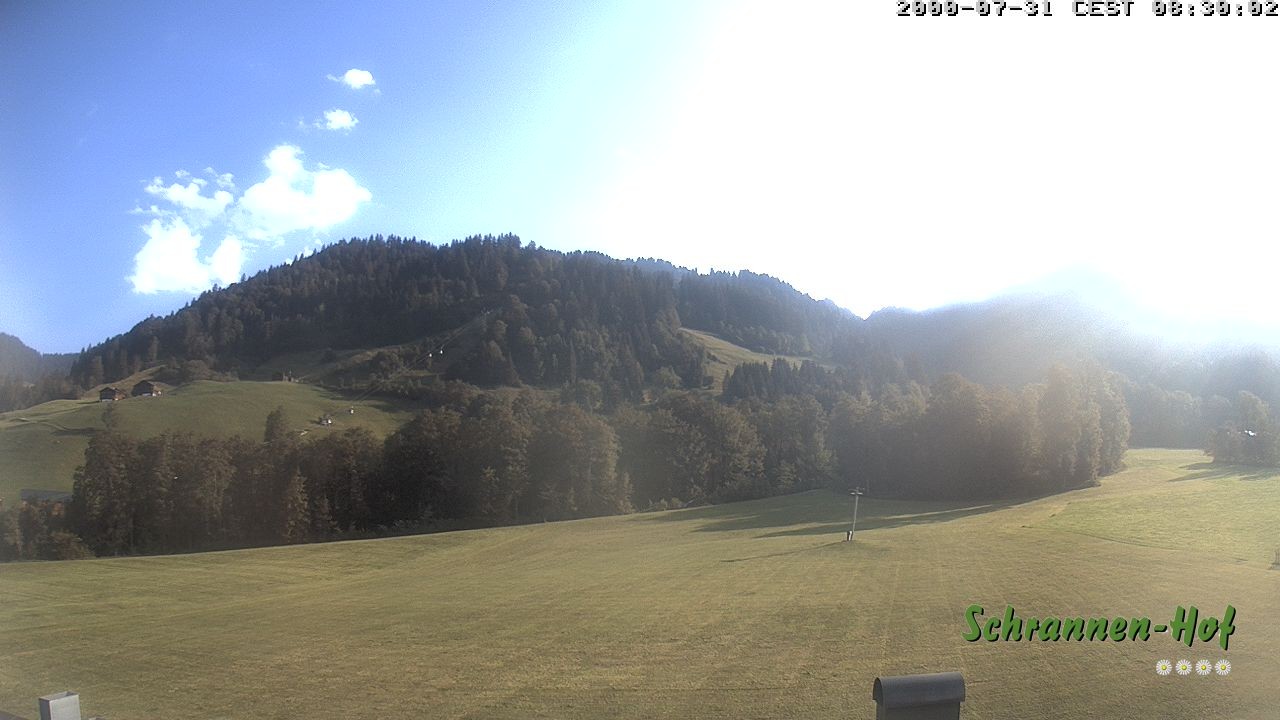 Archiv Foto Webcam Schoppernau: Schrannen-Hof