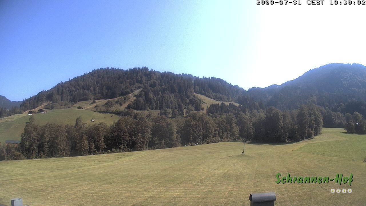 Archiv Foto Webcam Schoppernau: Schrannen-Hof