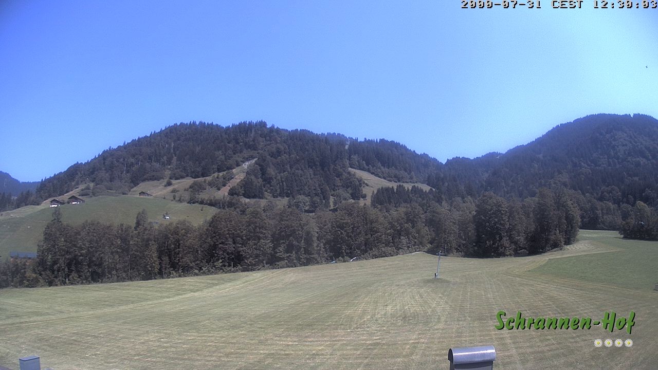 Archiv Foto Webcam Schoppernau: Schrannen-Hof