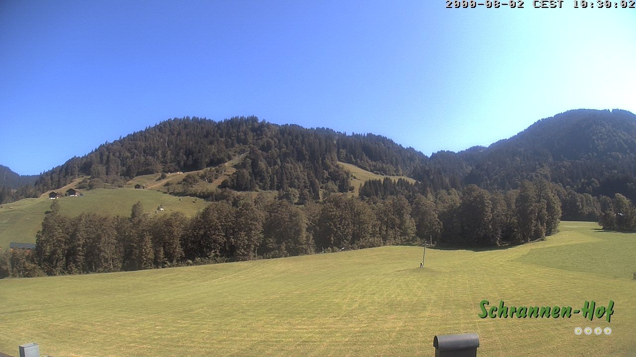 Archiv Foto Webcam Schoppernau: Schrannen-Hof