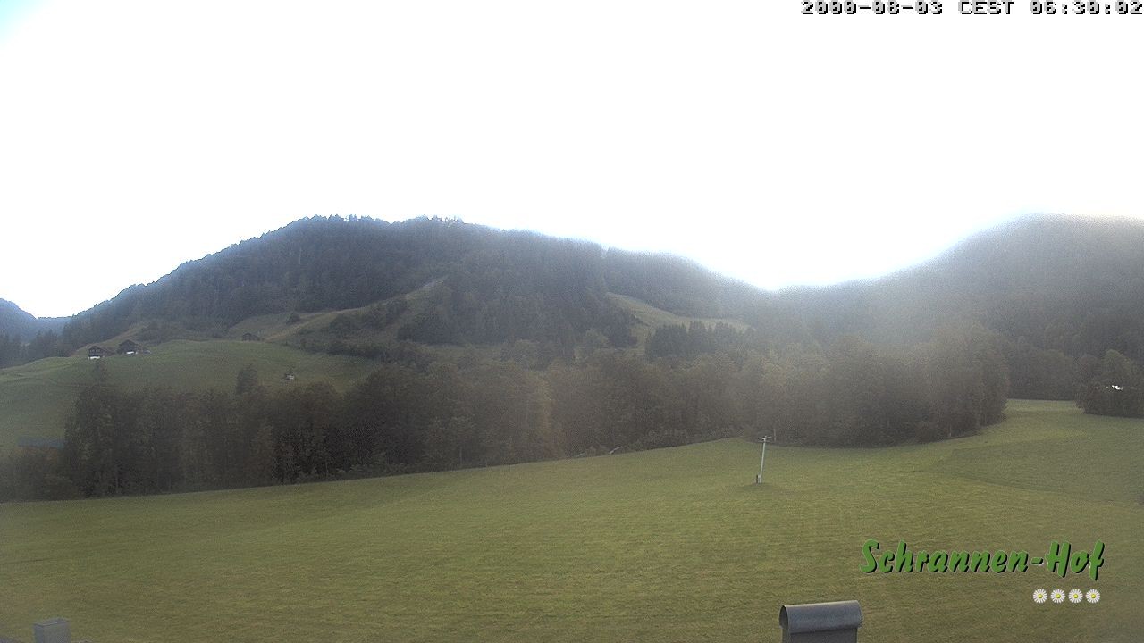Archiv Foto Webcam Schoppernau: Schrannen-Hof