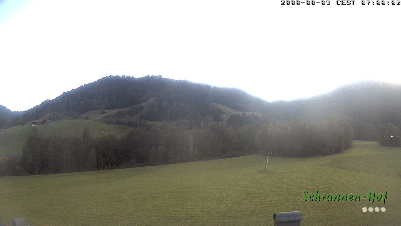 Archiv Foto Webcam Schoppernau: Schrannen-Hof