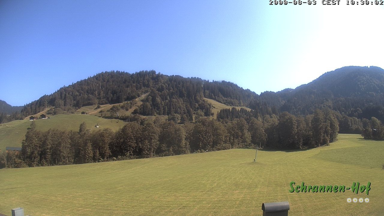 Archiv Foto Webcam Schoppernau: Schrannen-Hof