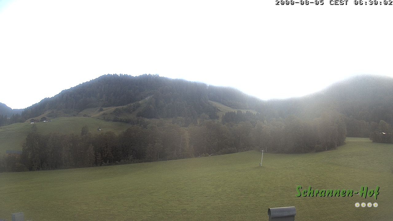 Archiv Foto Webcam Schoppernau: Schrannen-Hof