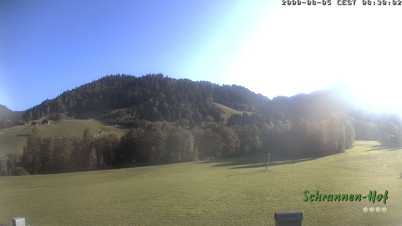 Archiv Foto Webcam Schoppernau: Schrannen-Hof