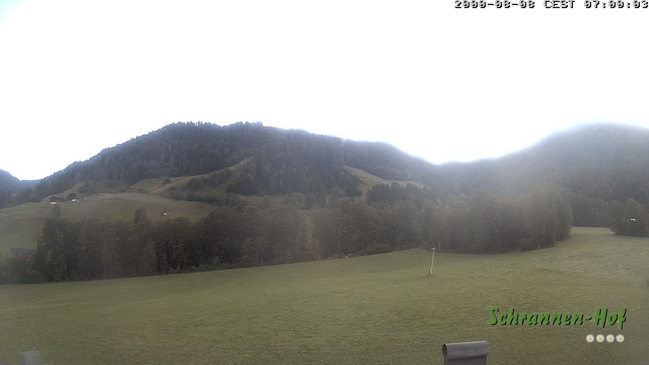 Archiv Foto Webcam Schoppernau: Schrannen-Hof