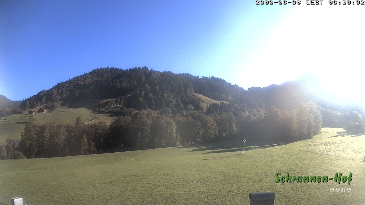 Archiv Foto Webcam Schoppernau: Schrannen-Hof