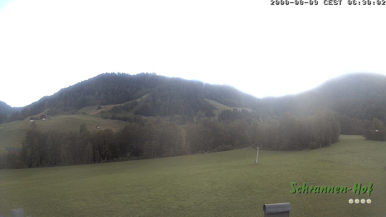 Archiv Foto Webcam Schoppernau: Schrannen-Hof