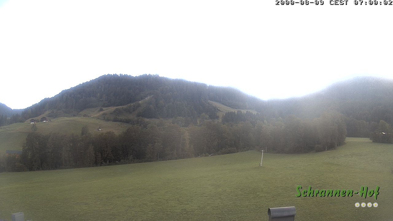 Archiv Foto Webcam Schoppernau: Schrannen-Hof