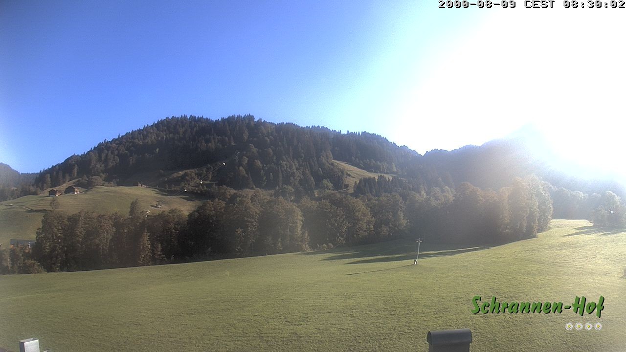 Archiv Foto Webcam Schoppernau: Schrannen-Hof