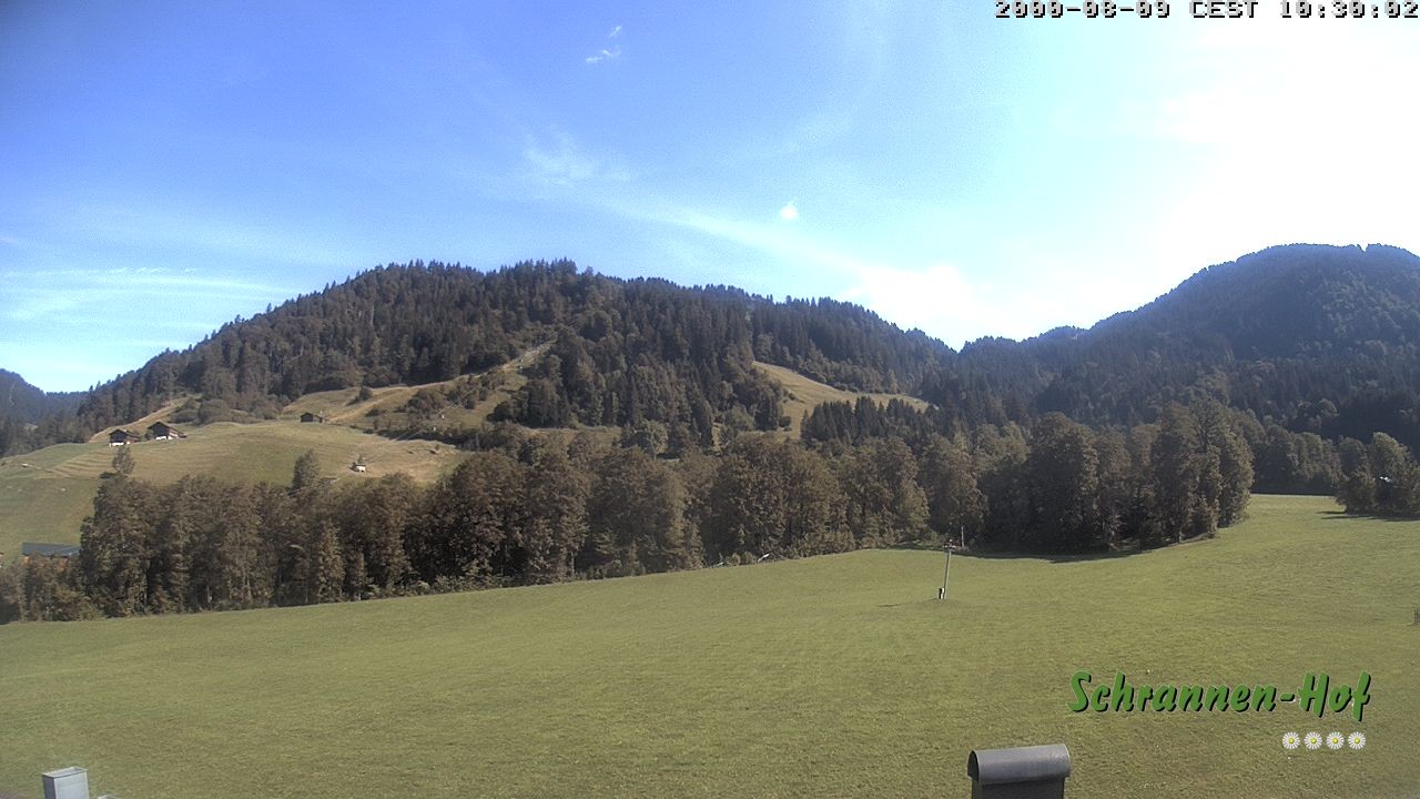 Archiv Foto Webcam Schoppernau: Schrannen-Hof