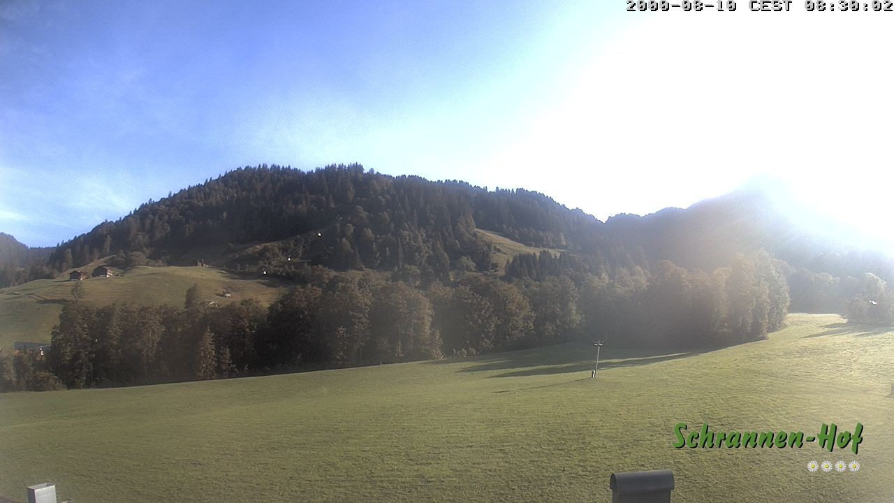 Archiv Foto Webcam Schoppernau: Schrannen-Hof