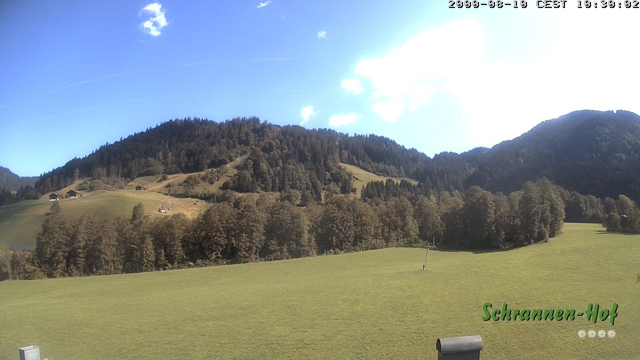 Archiv Foto Webcam Schoppernau: Schrannen-Hof