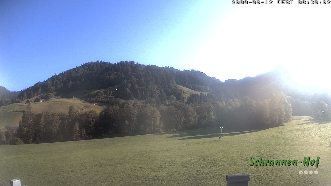 Archiv Foto Webcam Schoppernau: Schrannen-Hof