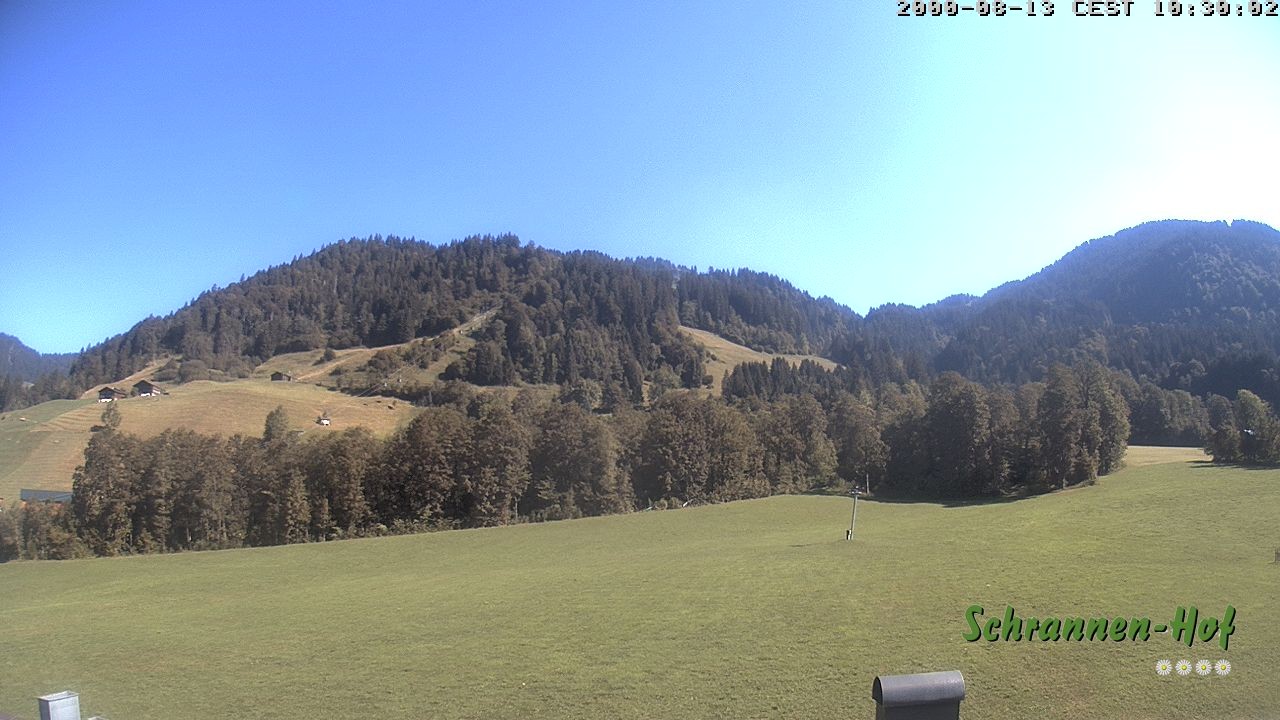 Archiv Foto Webcam Schoppernau: Schrannen-Hof