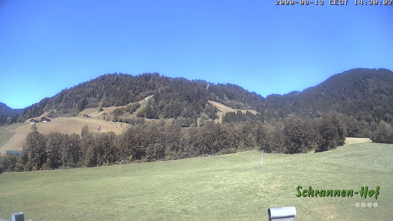 Archiv Foto Webcam Schoppernau: Schrannen-Hof