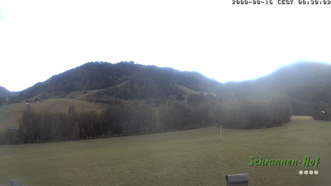 Archiv Foto Webcam Schoppernau: Schrannen-Hof