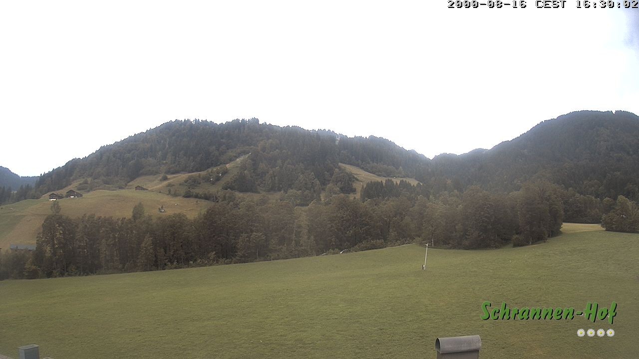 Archiv Foto Webcam Schoppernau: Schrannen-Hof