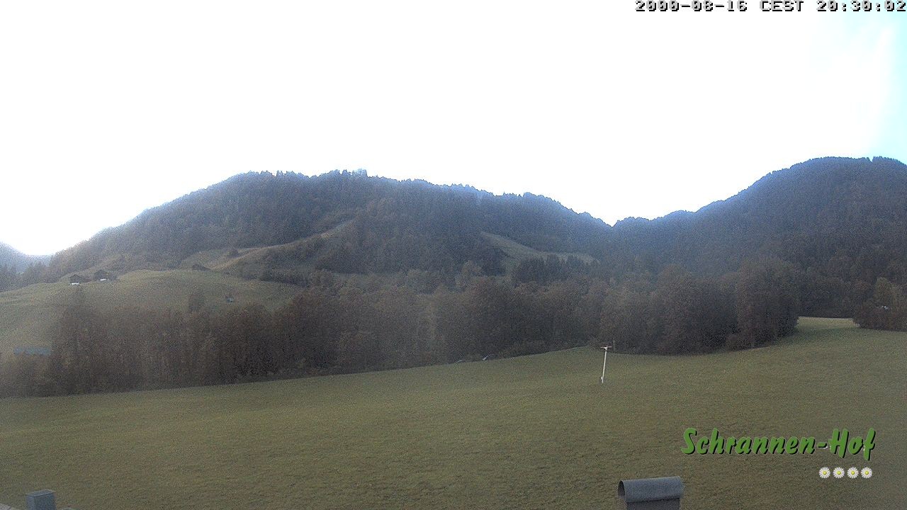 Archived image Webcam Mt. Diedamskopf - Schrannen-Hof