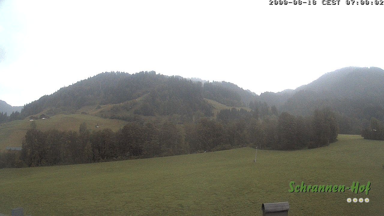 Archiv Foto Webcam Schoppernau: Schrannen-Hof