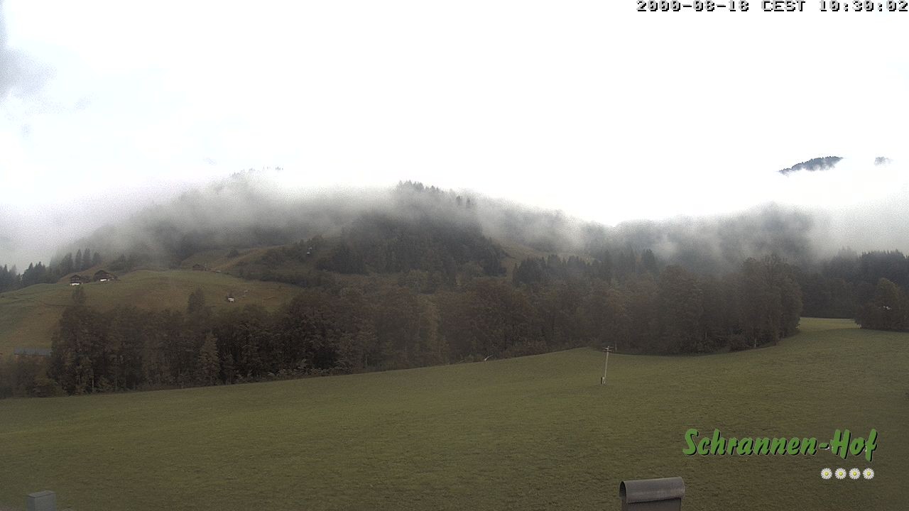 Archiv Foto Webcam Schoppernau: Schrannen-Hof