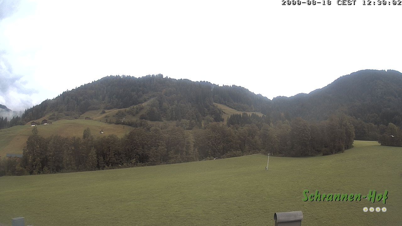 Archiv Foto Webcam Schoppernau: Schrannen-Hof