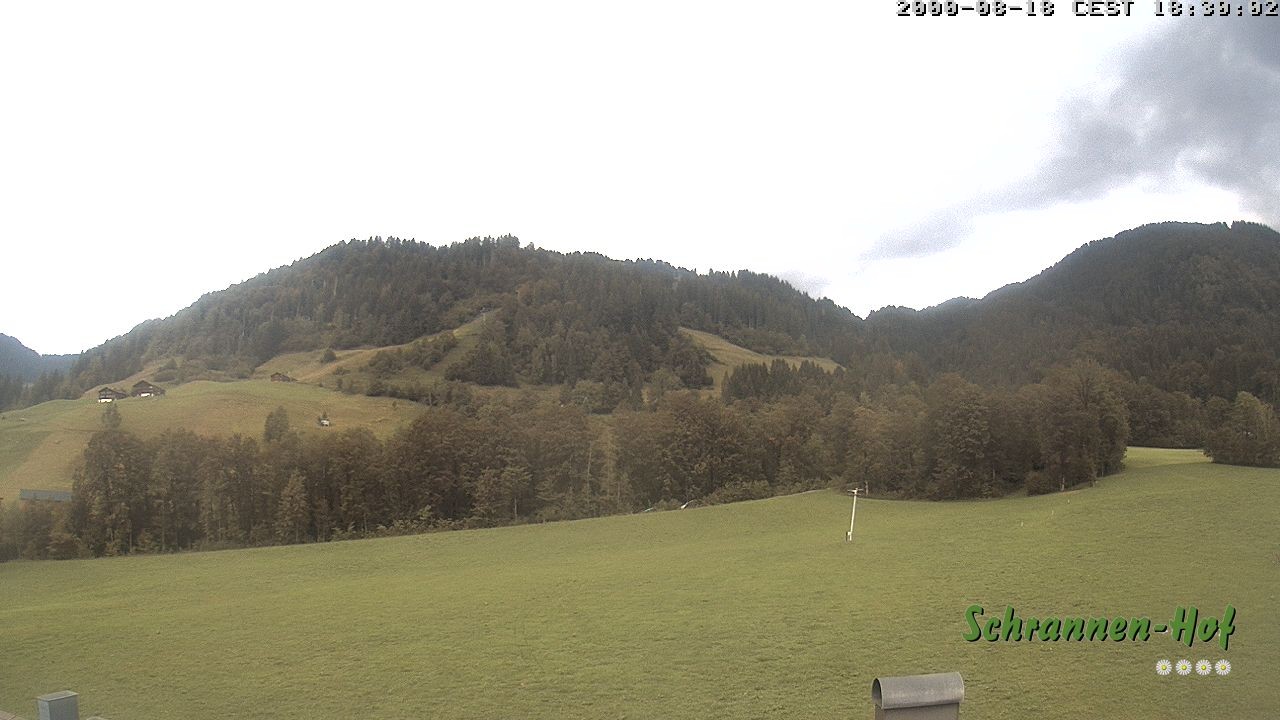 Archiv Foto Webcam Schoppernau: Schrannen-Hof