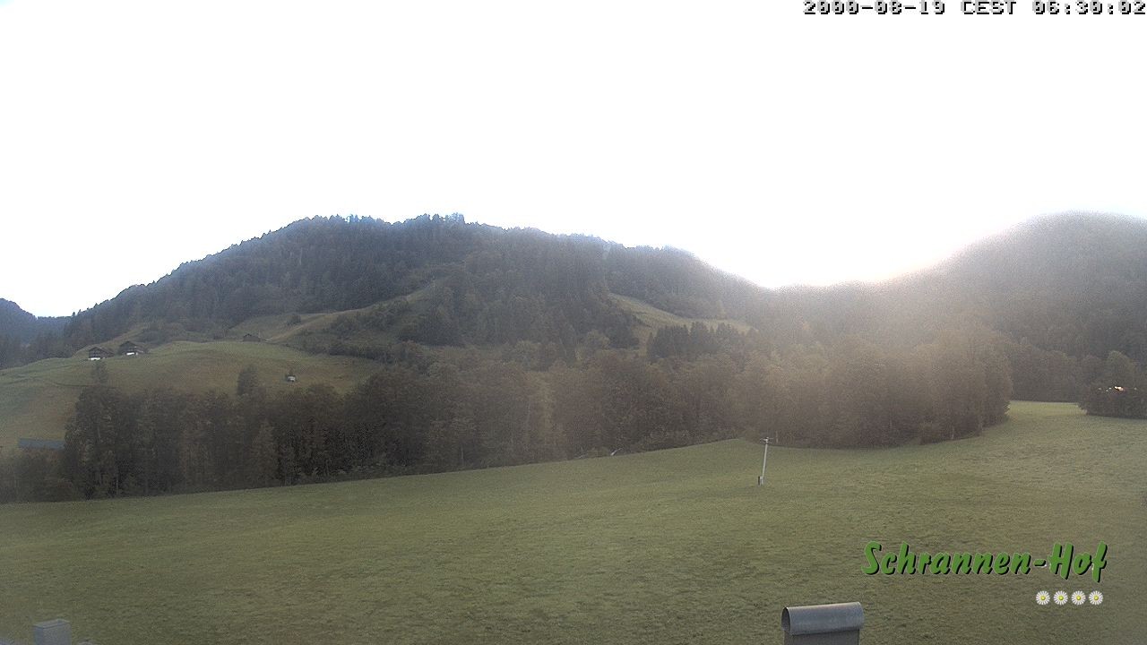 Archiv Foto Webcam Schoppernau: Schrannen-Hof