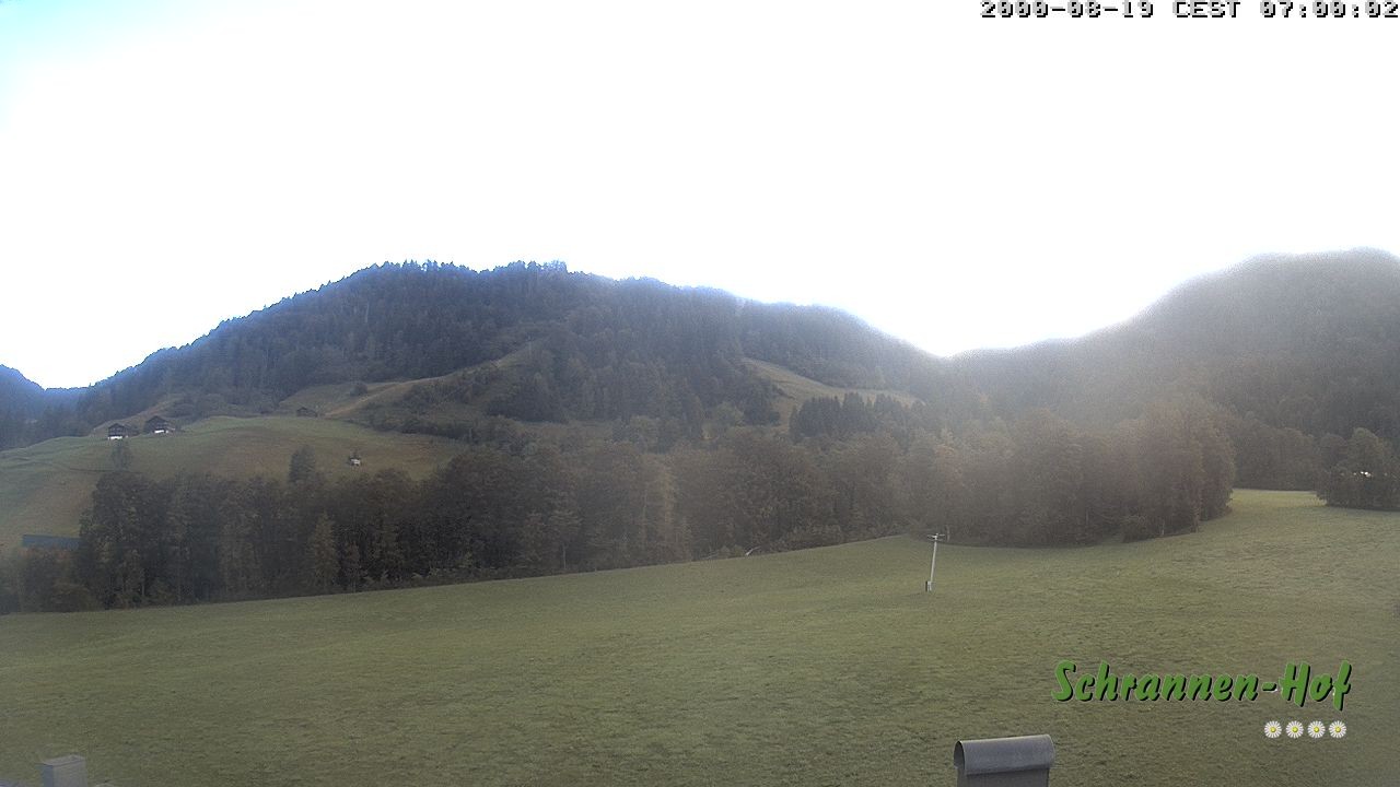Archiv Foto Webcam Schoppernau: Schrannen-Hof