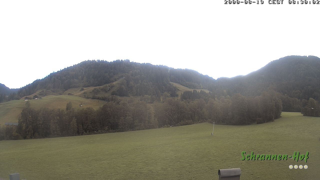 Archiv Foto Webcam Schoppernau: Schrannen-Hof