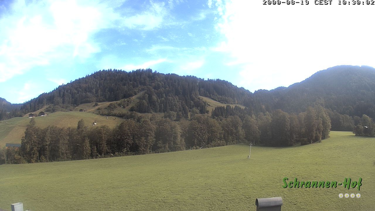Archiv Foto Webcam Schoppernau: Schrannen-Hof