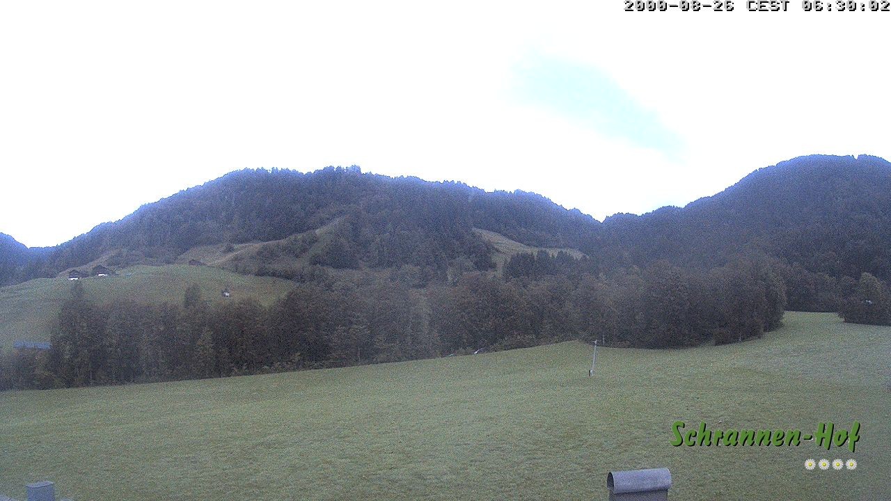 Archiv Foto Webcam Schoppernau: Schrannen-Hof