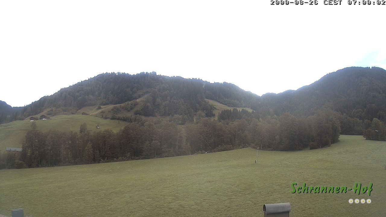 Archiv Foto Webcam Schoppernau: Schrannen-Hof