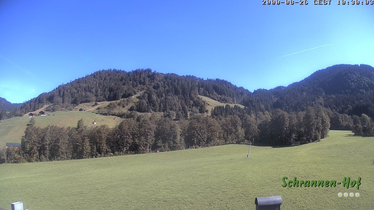Archiv Foto Webcam Schoppernau: Schrannen-Hof